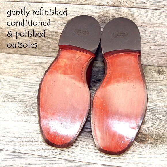 Allen Edmonds LEEDS 8 B Narrow Cognac Grain * add $15 new Cedar Trees main image 13
